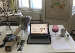 von Zuhause aus mit dem Notebook lernen